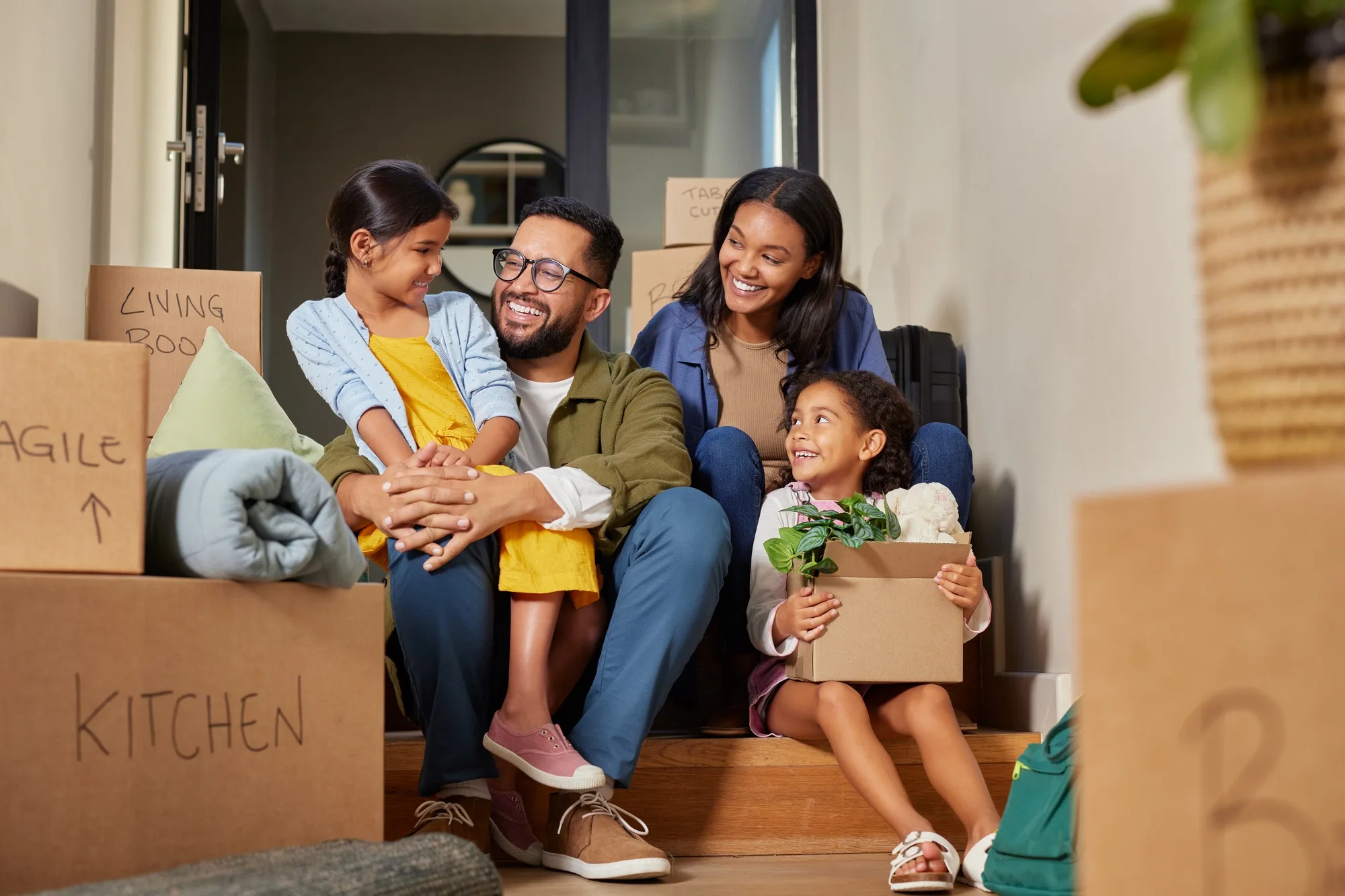 moving house with kids